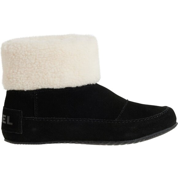 NEW Sorel Go Stumptown Booties - Suede in blac,/natural For Women 1025 4s2 - Picture 2 of 10